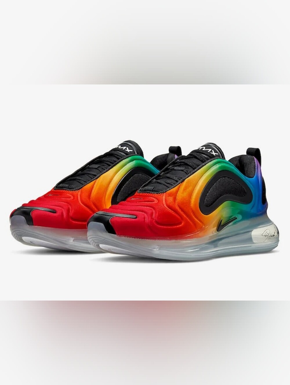 Nike Air Max 720 ‘Be True’ for Gilbert Baker Multicolor CJ5472-90 Men 6 Wmen 7.5 - Picture 15 of 15